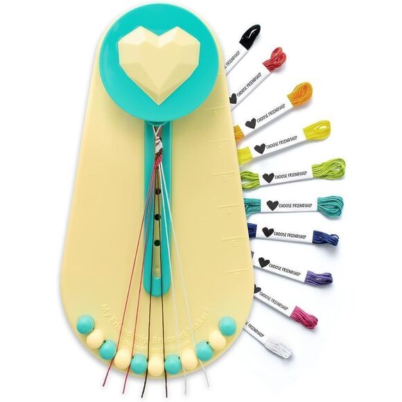 My Friendship Bracelet Maker® (New and Improved), 20 Pre-Cut Threads Makes up t